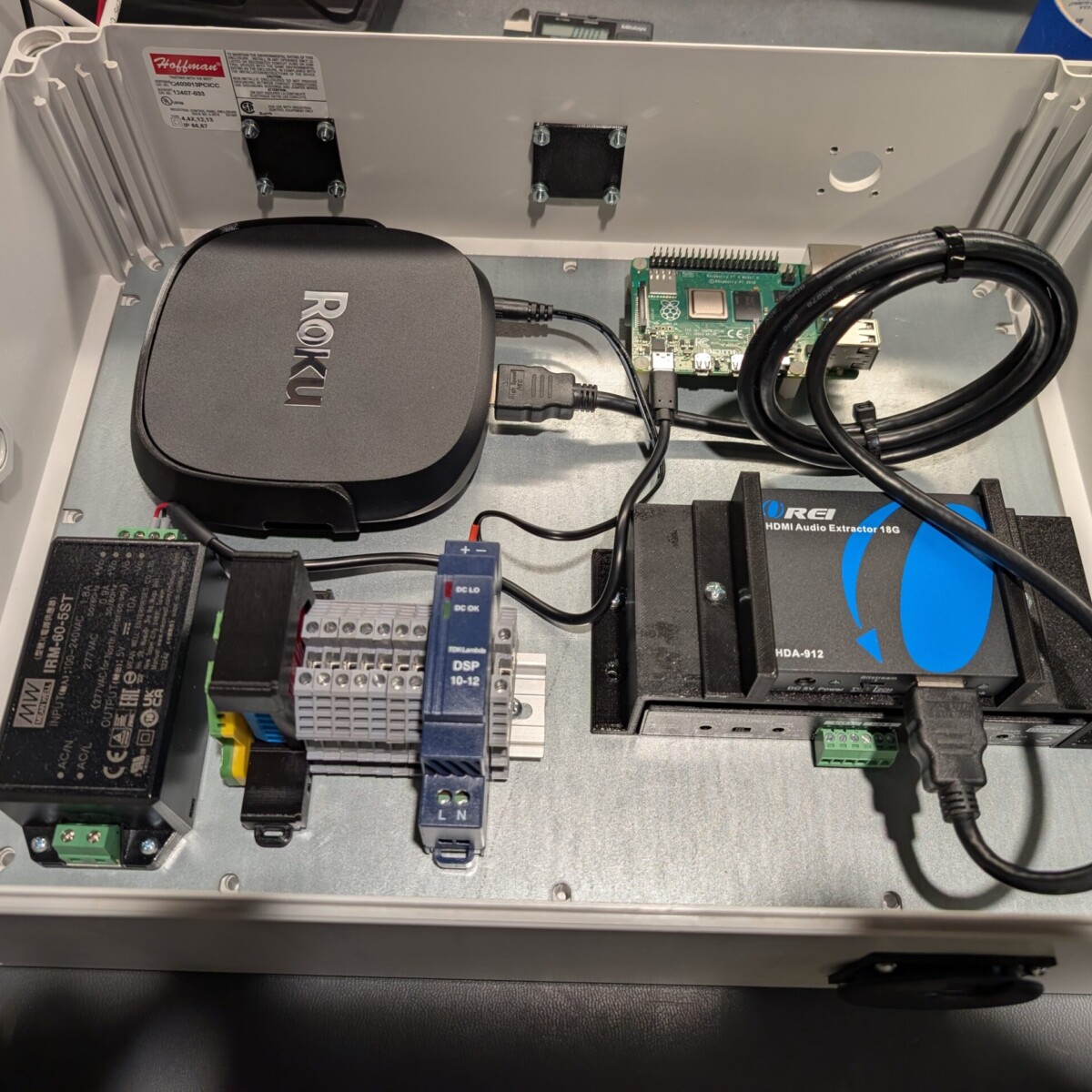 Large Pavilion TV Control Box - Build 3 of 3