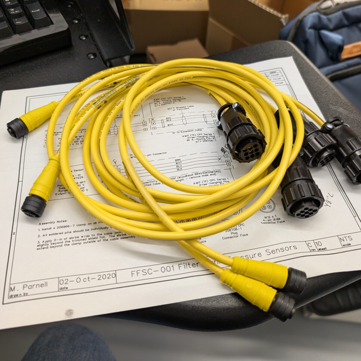 New Pressure Sensor Cables
