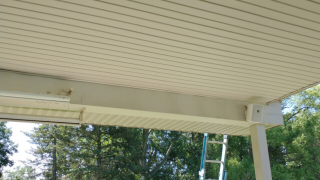 Fixed Large Pavilion Ceiling in August 2021