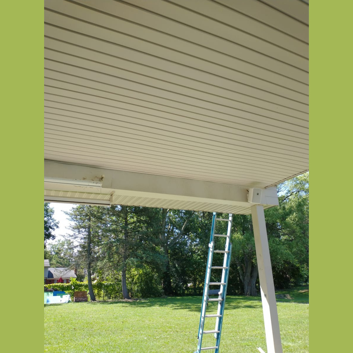 Fixed Large Pavilion Ceiling in August 2021