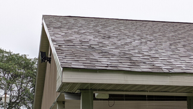 Damage Roof in August 2021