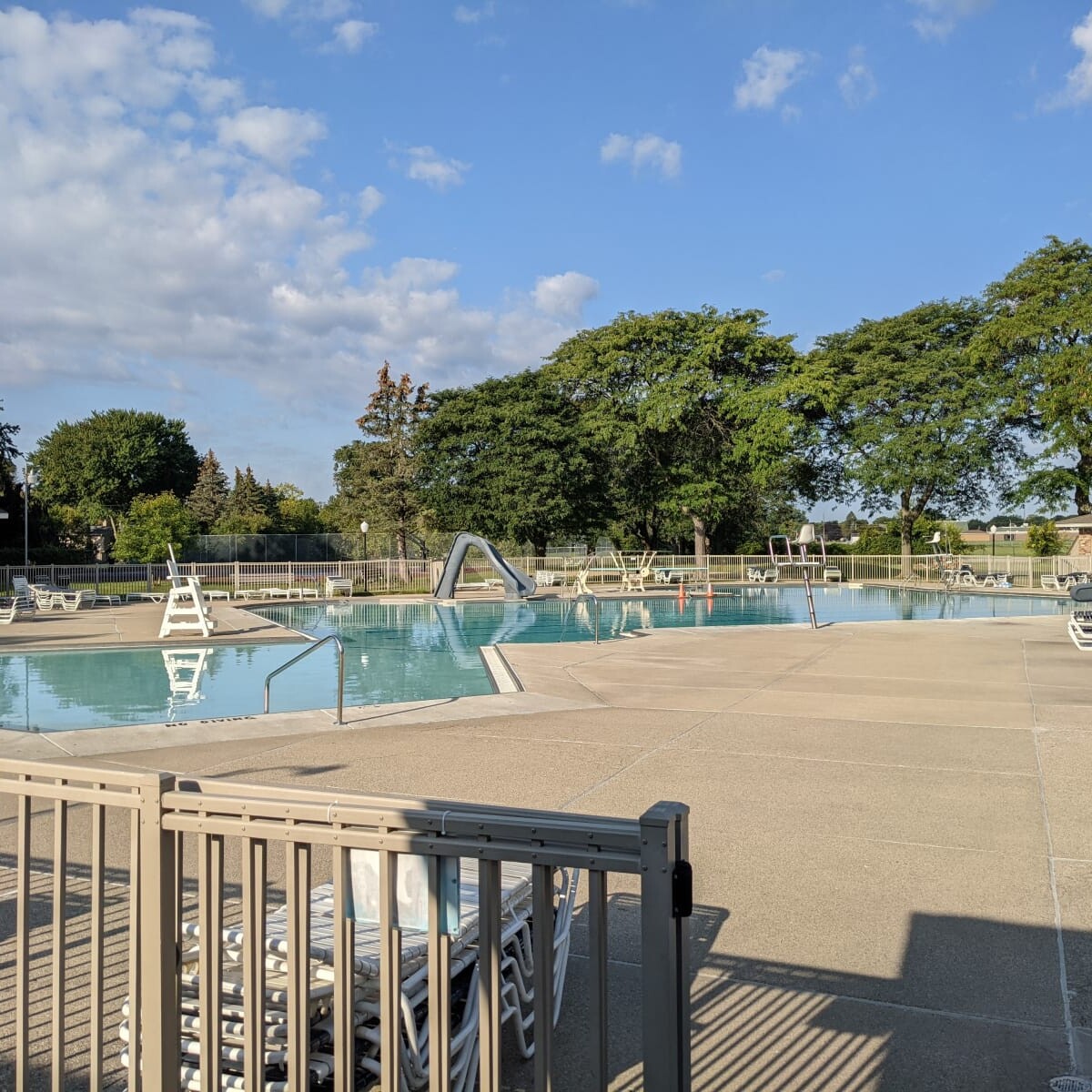 The last morning before closing up the pool for the season. Taken at about 9 am on Saturday, September 11th, 2021. The Morning of Closing