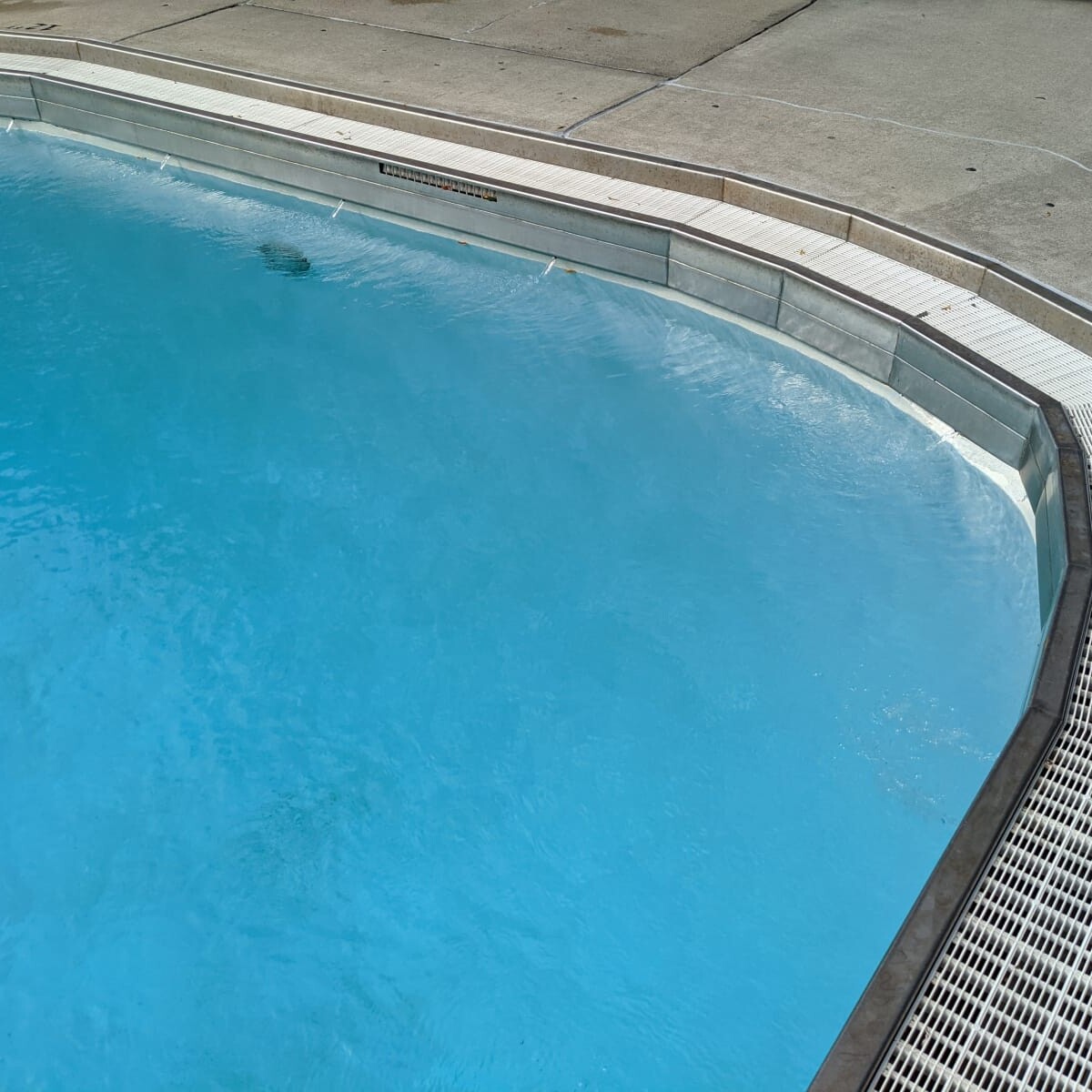 Another view of the pool at about 11 am. The Pool at 11 am - Another View