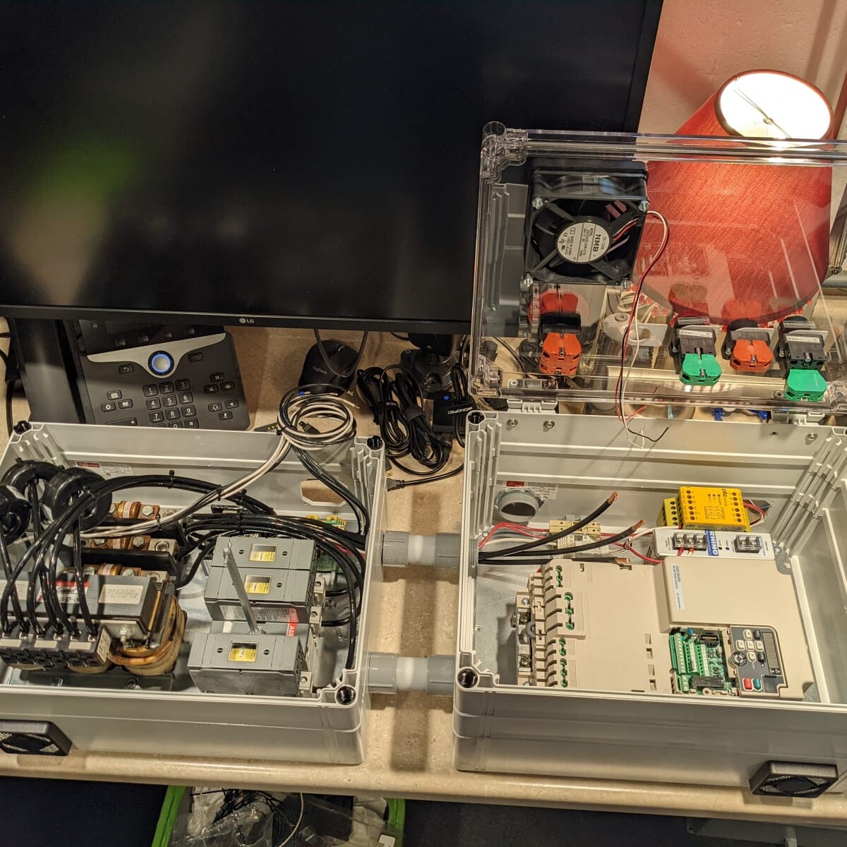 VFD Enclosures Joined