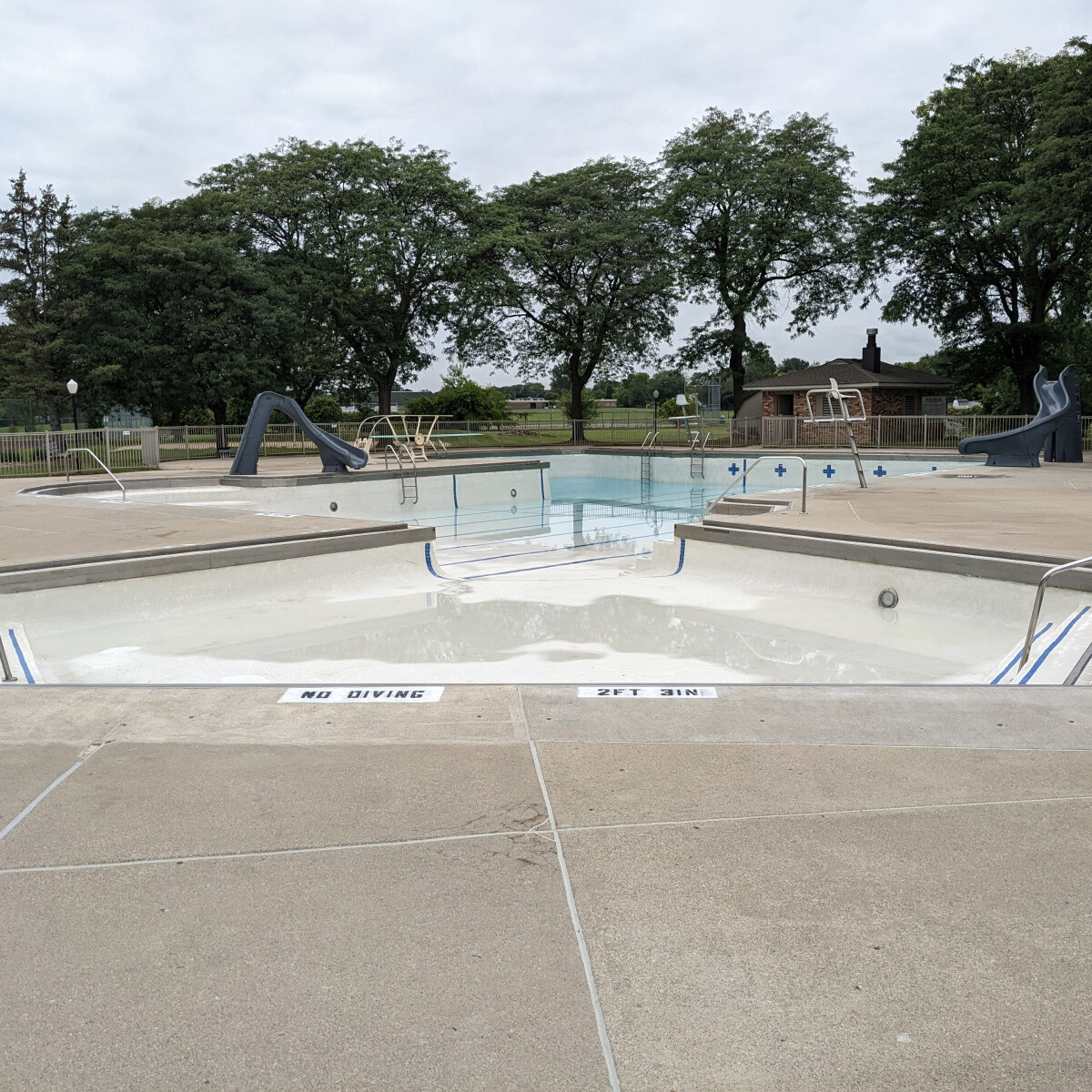 Empty Pool on September 6th