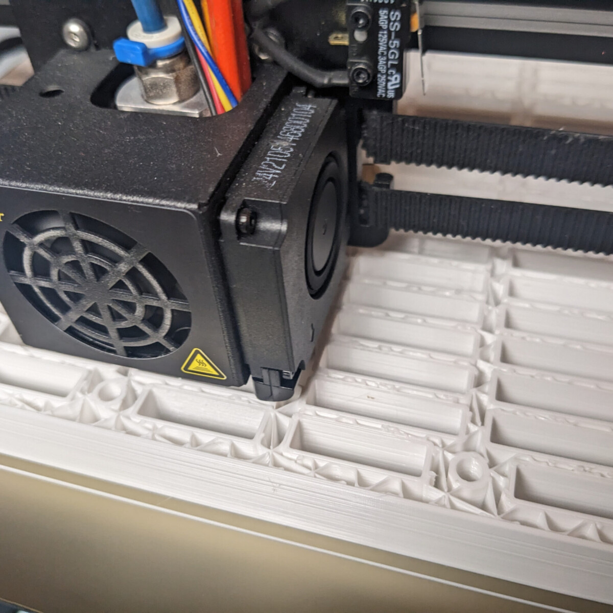 Full 3D-Printed Grate in Process