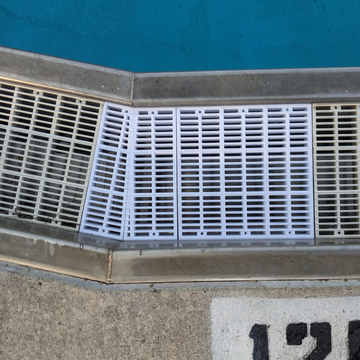 Installed 3D-Printed Grates