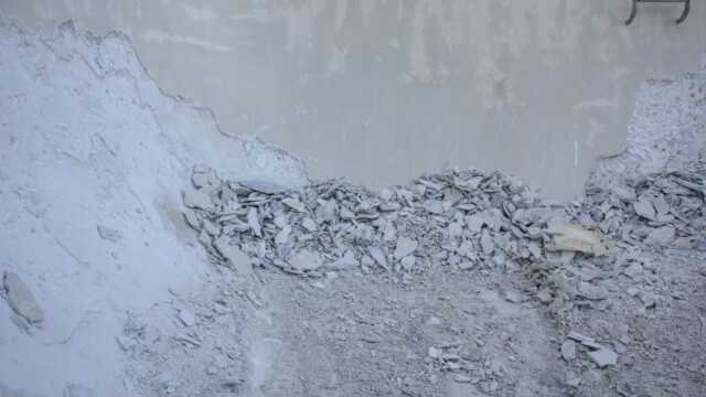 The diving well. Demolition - Day 6